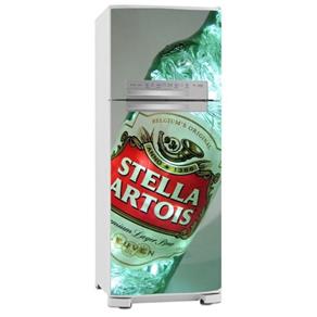Adesivo de Geladeira Porta Stella Artois Iluminada 150X60cm
