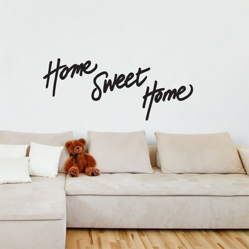 Adesivo de Parede Frase - Home Sweet Home - N5021