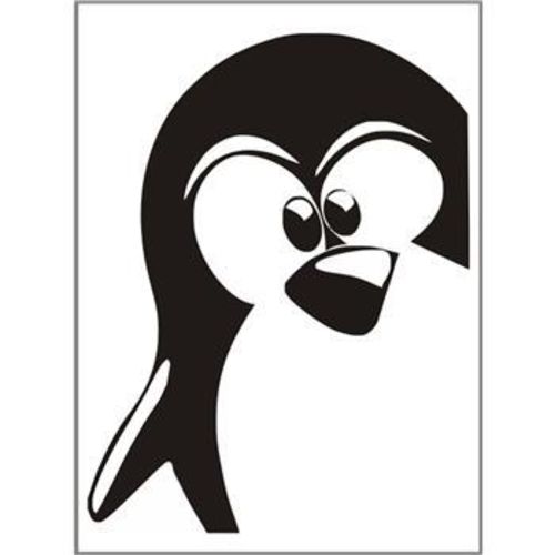 Adesivo de Parede Kapos Pinguim 20x30cm