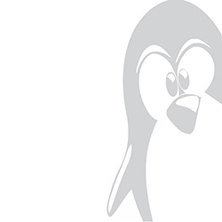 Adesivo de Parede Pinguim de Geladeira Kapos Prata (50x100cm)