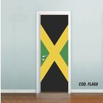 Adesivo De Porta Bandeira Jamaica