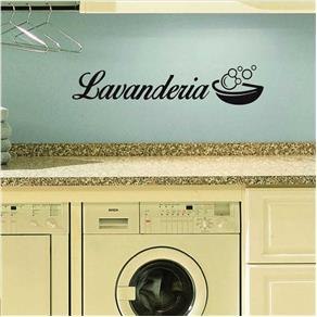 Adesivo Decorativo de Parede - Lavanderia 4 - Amarelo