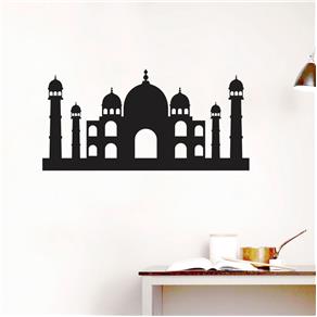 Adesivo Decorativo de Parede - Taj Mahal - Branco