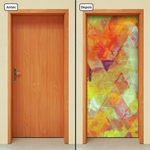 Adesivo Decorativo de Porta - Abstrato - 1220cnpt
