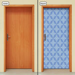 Adesivo Decorativo de Porta - Abstratos - Azul - x161cnpt