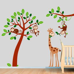 Adesivo Decorativo Infantil Safari (1,20x1,50cm)