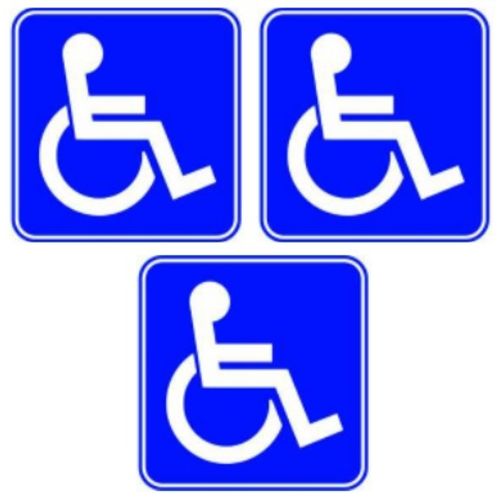 Adesivo Deficiente Carro Cadeirante Estacionamento