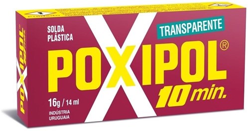 ~~> Adesivo Epoxi Transparente 82G / 70Ml Poxipol