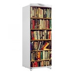 Adesivo Geladeira Porta Prateleira De Livros Md2 - 150X60Cm