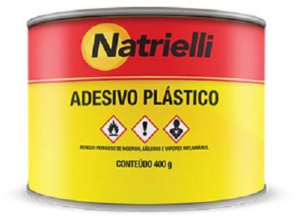 Adesivo Plástico Natrielli 400g Cinza