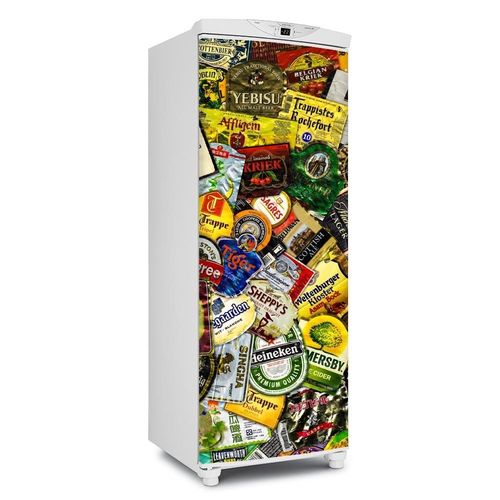 Adesivos de Geladeira Rótulos de Cerveja - Envelopamento Porta - Até 1,50x0,60 M