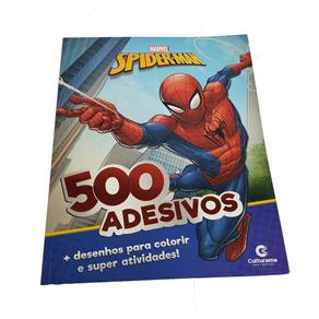 Adesivos Marvel Spiderman Culturama - VERMELHO