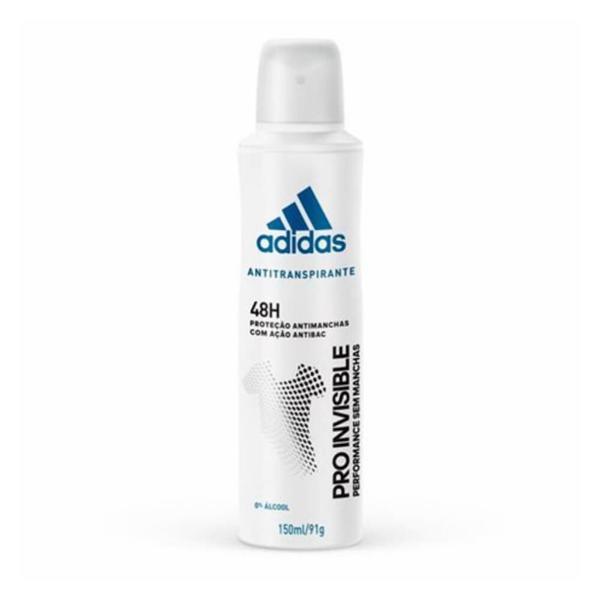 Adidas Invisible Desodorante Aerosol Feminino 150ml