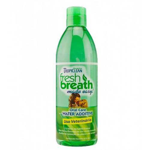 Tudo sobre 'Aditivo para Água Fresh Breath Tropiclean Higiene Oral - 473 Ml'