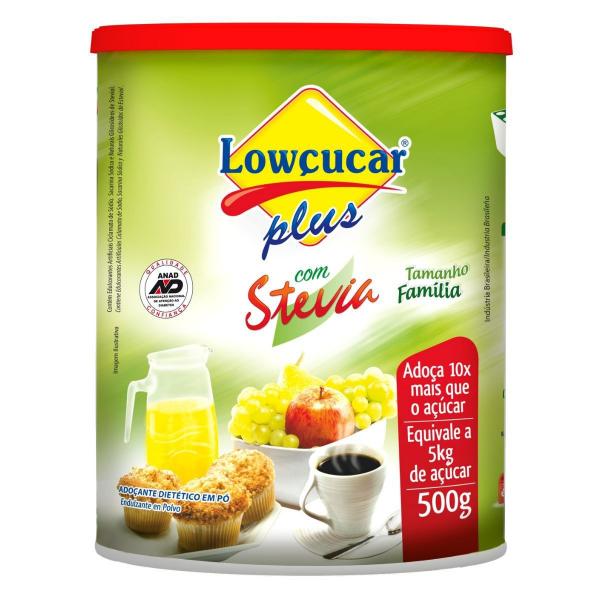 Adoçante em Pó C/ Stevia 500g - Lowçucar Plus