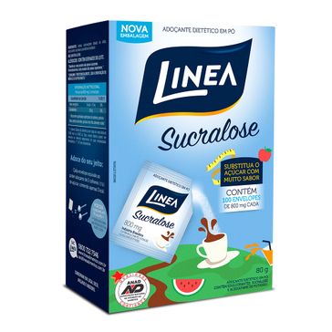 Adoçante Linea 100 Envelopes com Sucralose