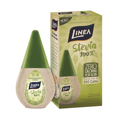 Adoçante Linea Stevia 100% Gotas com 25ml
