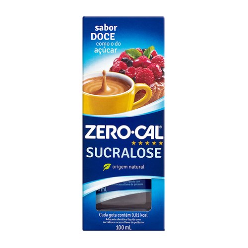 Adoçante Líquido Sucralose Zero Cal 100Ml