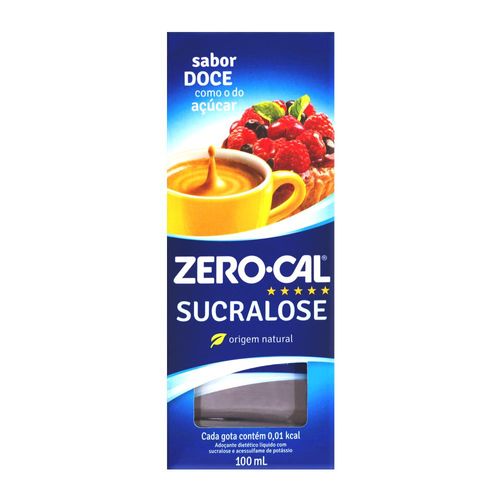 Adoçante Líquido Zero Cal 100ml-fr Sucralose Adoc Liq Zero Cal 100ml-Fr Sucralose