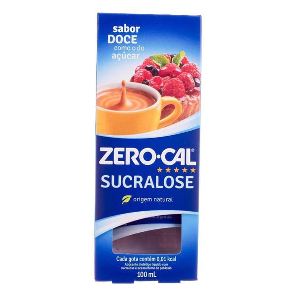 Adoçante Líquido Zero Cal Sucralose 100Ml - Zero-Cal