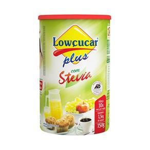 Adoçante Lowçucar Plus com Stevia em Pó 150g - Lowçucar