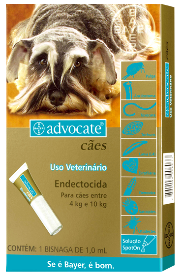 Advocate Cães de 4kg a 10kg - Bayer