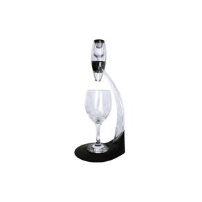 Aerador de Vinho com Torre Acrílica - Mimo Style - Prata