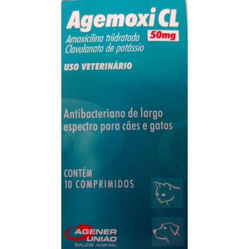 Agemoxi 50 Mg 10 Comprimidos