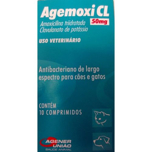Agemoxi 50 Mg 10 Comprimidos