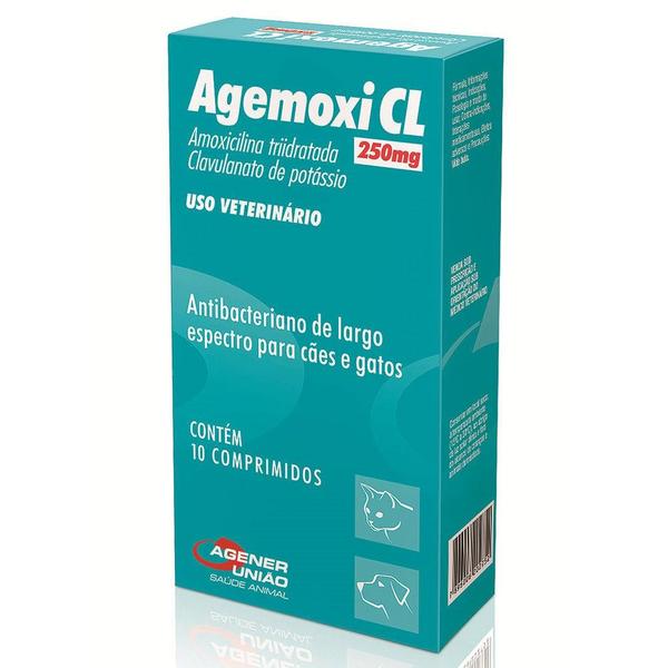 Agemoxi Cl 250 Mg 10 Comprimidos - Agener