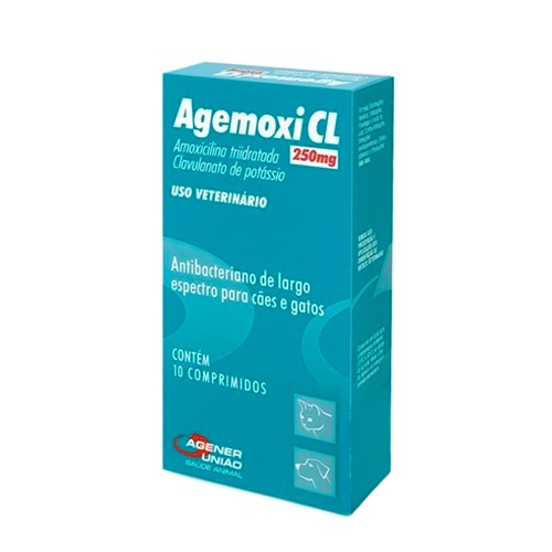 Agemoxi CL 250mg com 10 Comprimidos