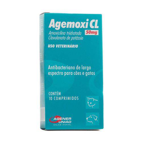 Agemoxi Cl 50mg com 10 Comprimidos