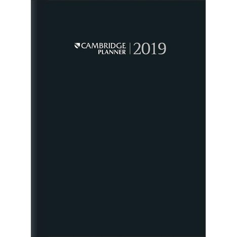 Agenda 2019 Planner Cambridge Black Grampeado 13025 M7 10P Tilibra