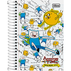 Agenda Adventure Time Branca 2015 - Tilibra