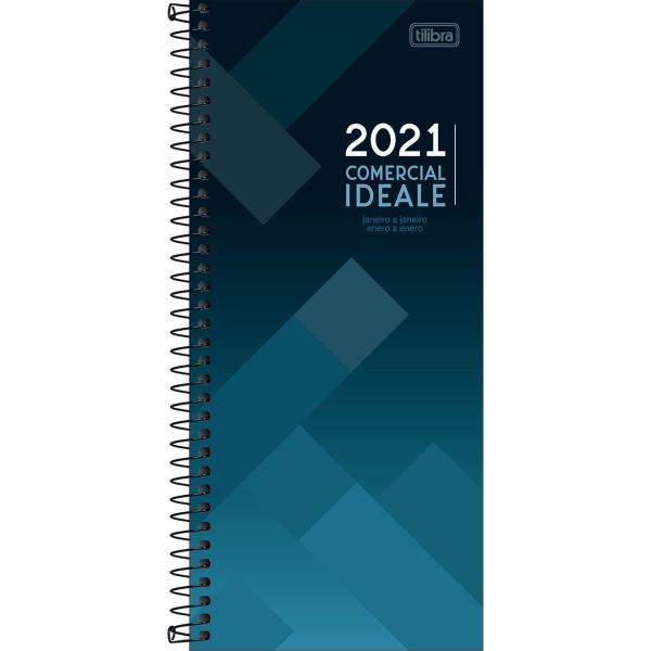 Agenda Executiva Espiral Diária Comercial Ideale 2021 - Tilibra