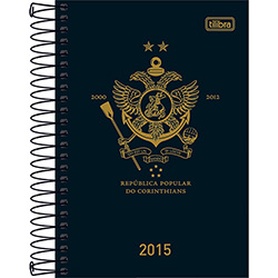 Agenda Tilibra Corinthians Preta e Dourada 2015
