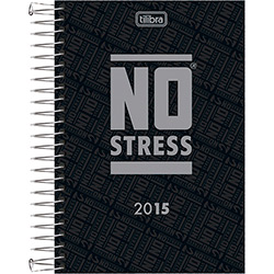 Agenda Tilibra Diária no Stress Preta 2015