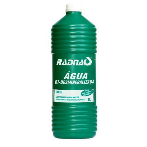 Água Bi-desmineralizada Radnaq para Bateria e Radiador 1l