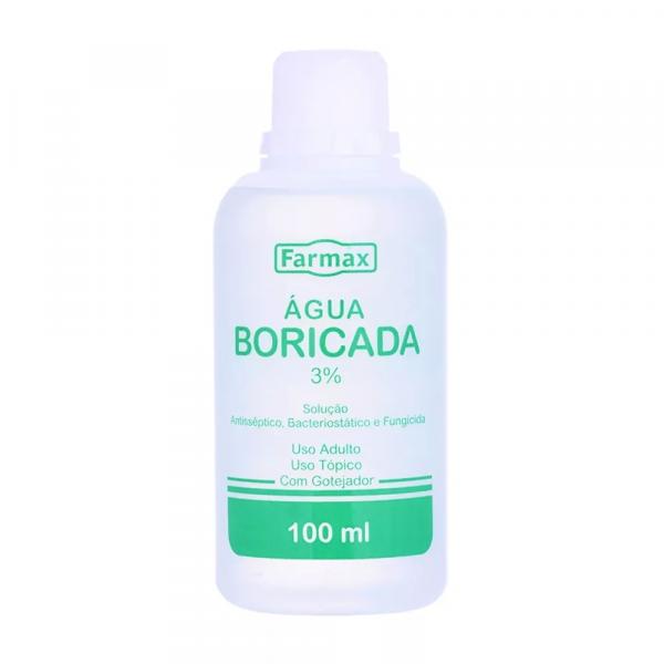 Água Boricada 3 100ml - Farmax