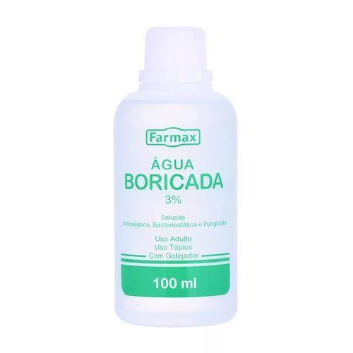 Água Boricada 3% - 100ml - Farmax