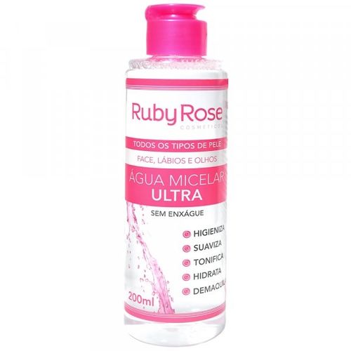 Água Micelar Ultra 200ml- Ruby Rose
