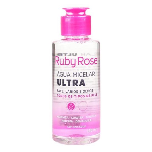 Água Micelar Ultra 120ml Ruby Rose HB-300