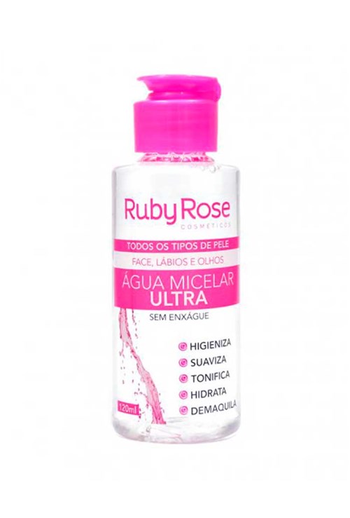 Água Micelar Ultra 120ml Ruby Rose