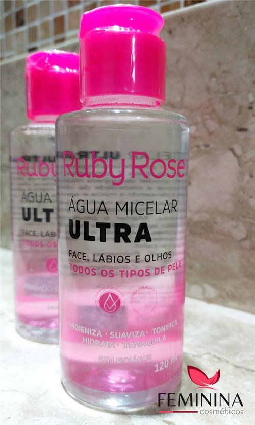 Água Micelar Ultra Ruby Rose (200ml)