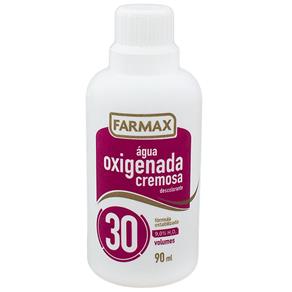 Água Oxigenada Cremosa com Glicerina Farmax 30 Volumes - 90ml