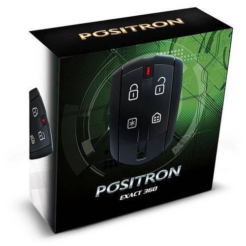 Alarme Automotivo Positron Exact 360 2 Controles Ultrasom Linha 2017 e 2018