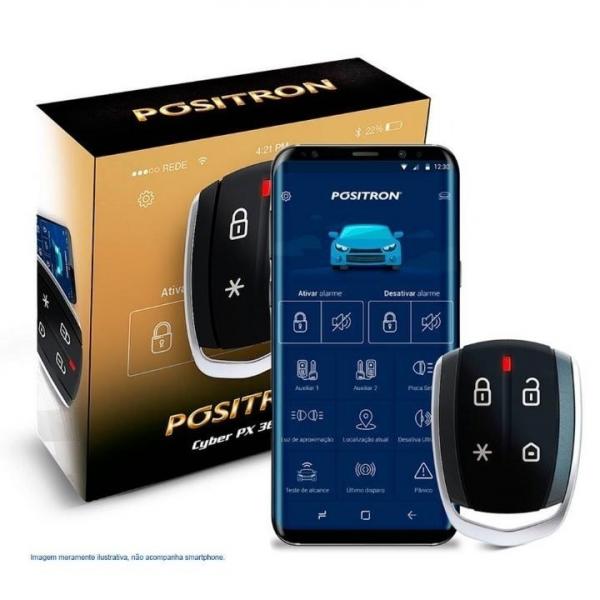 Alarme Automotivo Pósitron PX 360BT Bluetooth Universal Bloqueio e Desbloqueio Via Celular - Positron