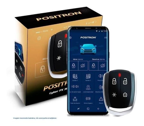 Alarme Automotivo Pósitron PX 360BT Bluetooth Universal Bloqueio e Desbloqueio Via Celular - Positron