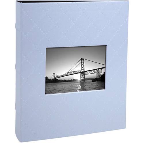 Álbum Black Ferragem para 200 Fotos 10x15cm Azul - Ical