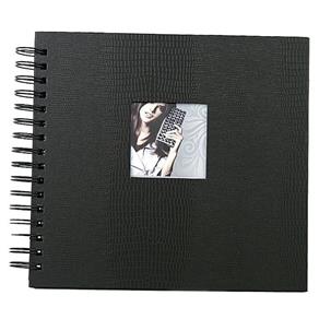 Álbum de Assinaturas e Scrapbook Preto Fosco 50 Páginas